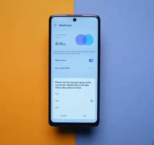 Tecno Pova 5 Pro 5G expended ram