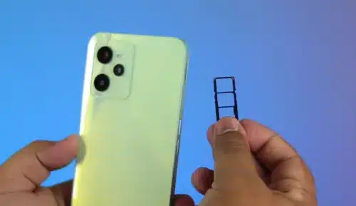 Realme C35 sim tray