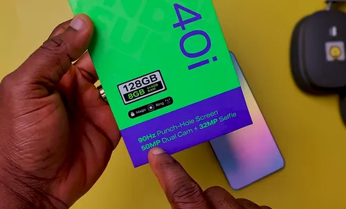 Infinix Hot 40i 4GB+128GB Box Specs