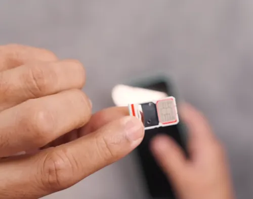 itel P55 5G Sim Tray