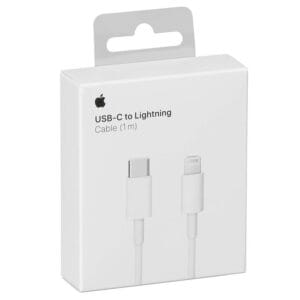 Apple USB C to Lightning Cable.